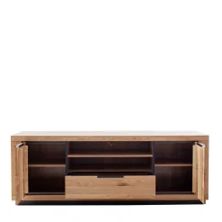 Wohnen Teilmassive TV Wohnwand - Möbelset - Vlacoma (vierteilig)