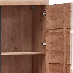 Wohnen Wohnwände|Wohnwand*Teilmassive Wohnwand Set - Mattadore (vierteilig)