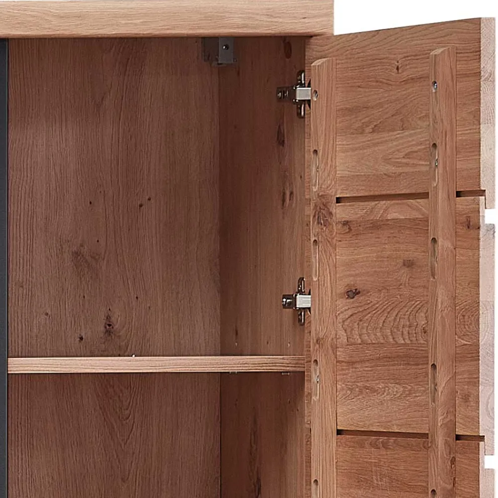 Wohnen Wohnwände|Wohnwand*Teilmassive Wohnwand Set - Mattadore (vierteilig)