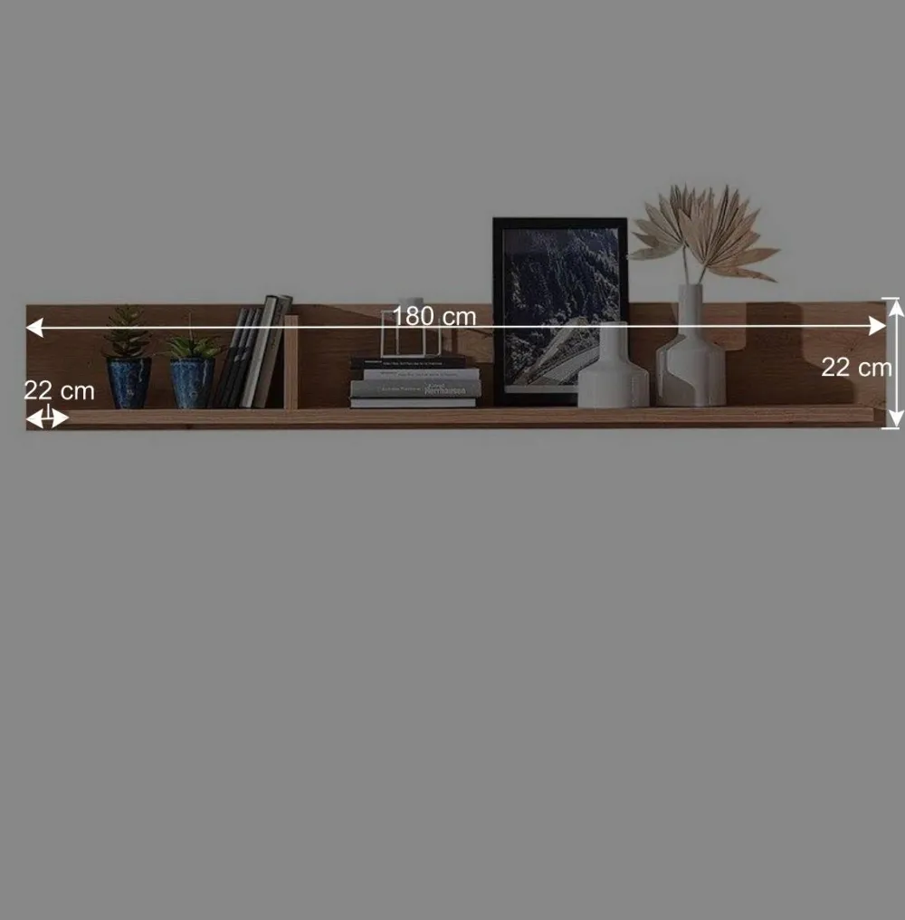 Wohnen Wohnwände|Wohnwand*Teilmassive Wohnwand Set - Mattadore (vierteilig)