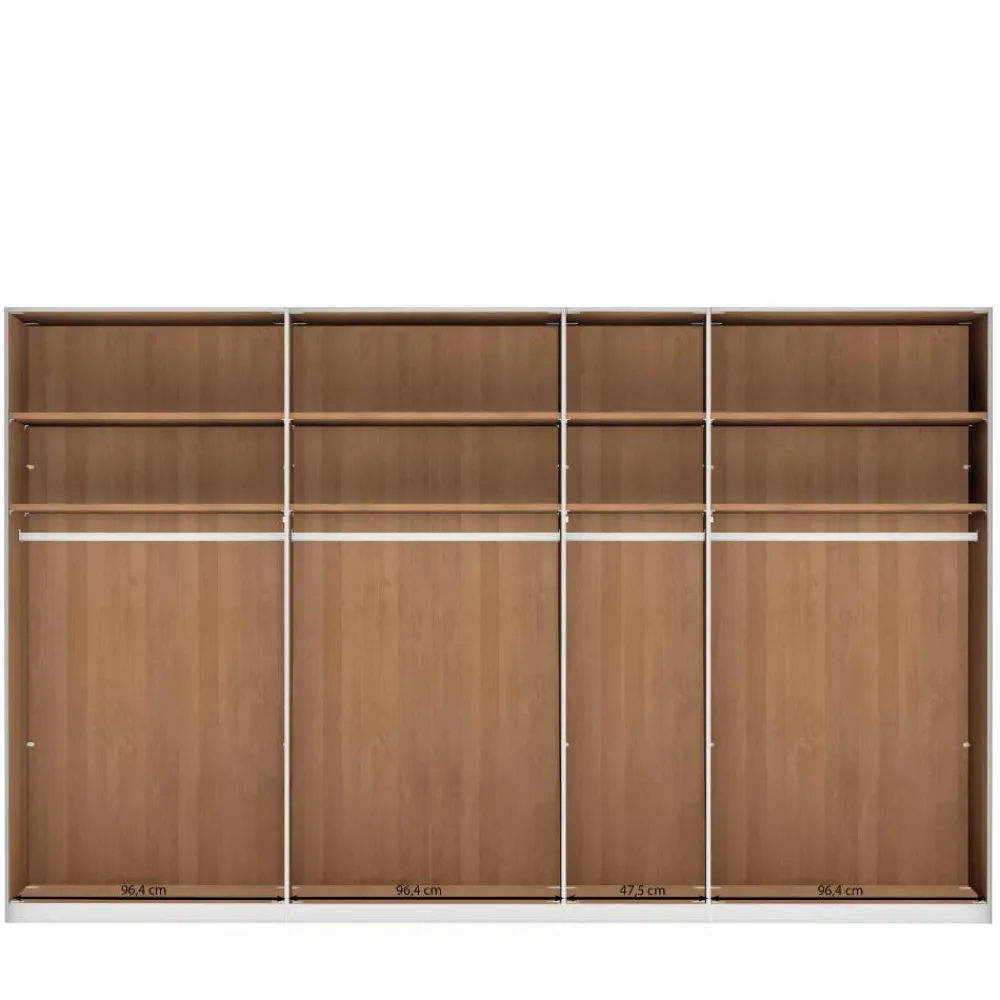 Wohnen Teilmassiver Schlafzimmerschrank - 216 cm hoch - Murray