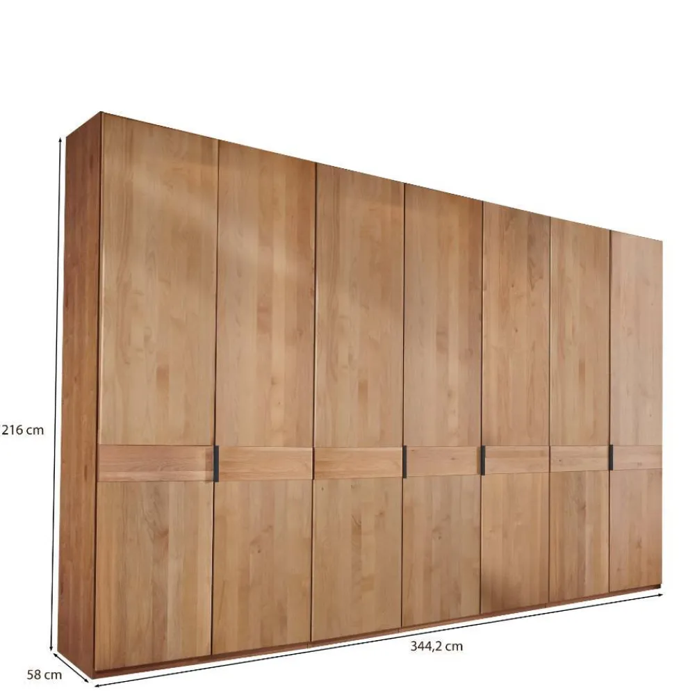 Wohnen Teilmassiver Schlafzimmerschrank - 216 cm hoch - Murray