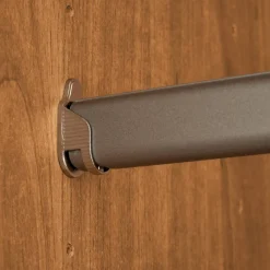 Wohnen Braune Möbel|Kleiderschränke*Teilmassiver Schrank mit sieben Türen - Hung