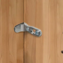 Wohnen Braune Möbel|Kleiderschränke*Teilmassiver Schrank mit sieben Türen - Hung