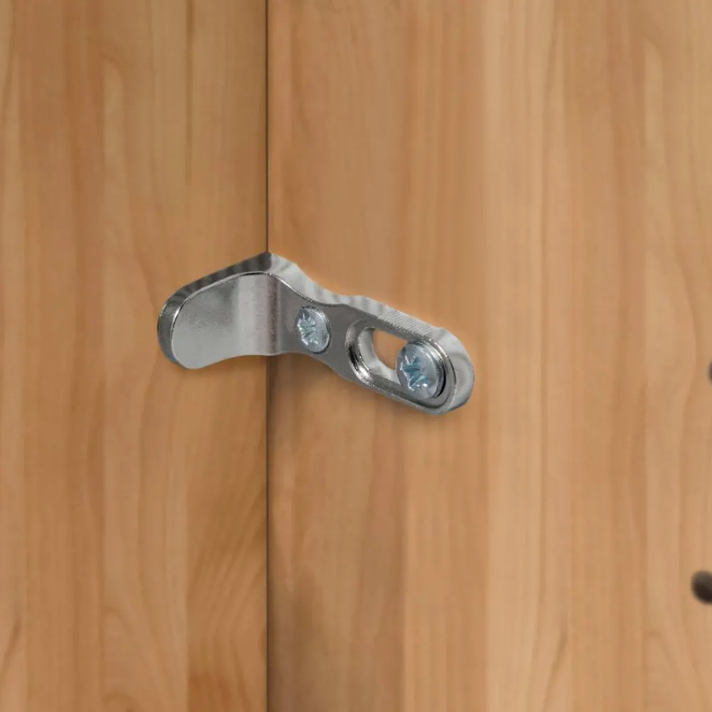 Wohnen Braune Möbel|Kleiderschränke*Teilmassiver Schrank mit sieben Türen - Hung