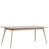 Wohnen Teilmassiver White Wash Tisch in Eiche - Navassa