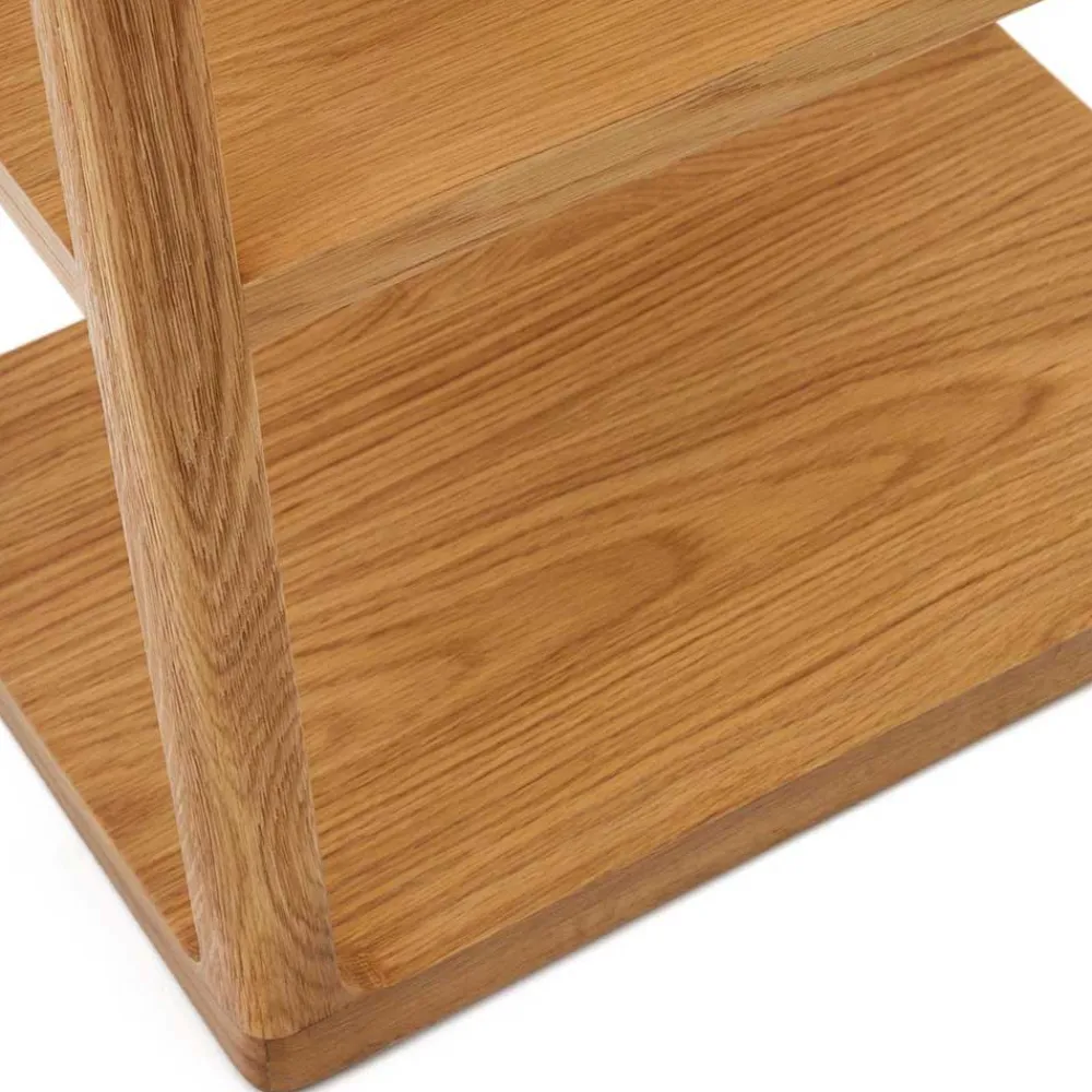 Wohnen Naturholzmöbel|Massivholzmöbel*Teilmassives Regal mit fünf offenen Fächern - Mercana