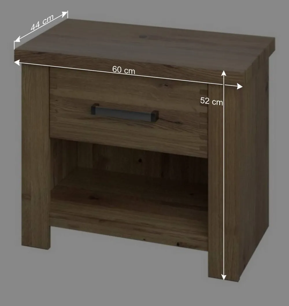 Wohnen Teilmassives Schlafzimmer Möbelset - Riostar (vierteilig)