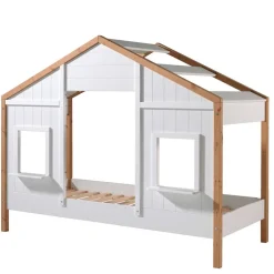 Wohnen Kindermöbel|Kinderbetten*Teilmassives Spielbett Haus fürs Kinderzimmer - Lenaly