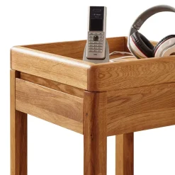 Wohnen Telefonkonsole aus Wildeiche Massivholz - Uvinessa