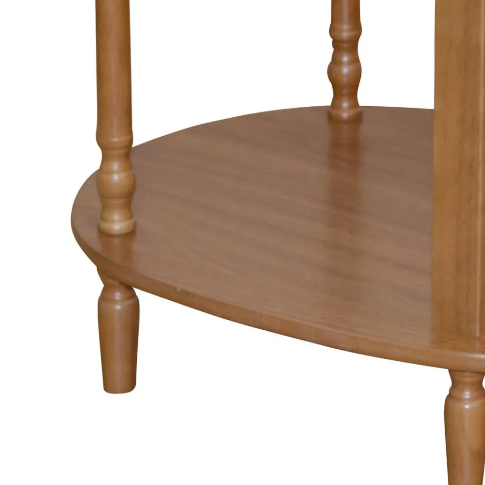 Wohnen Telefontisch Belafoma in Nussbaumfarben