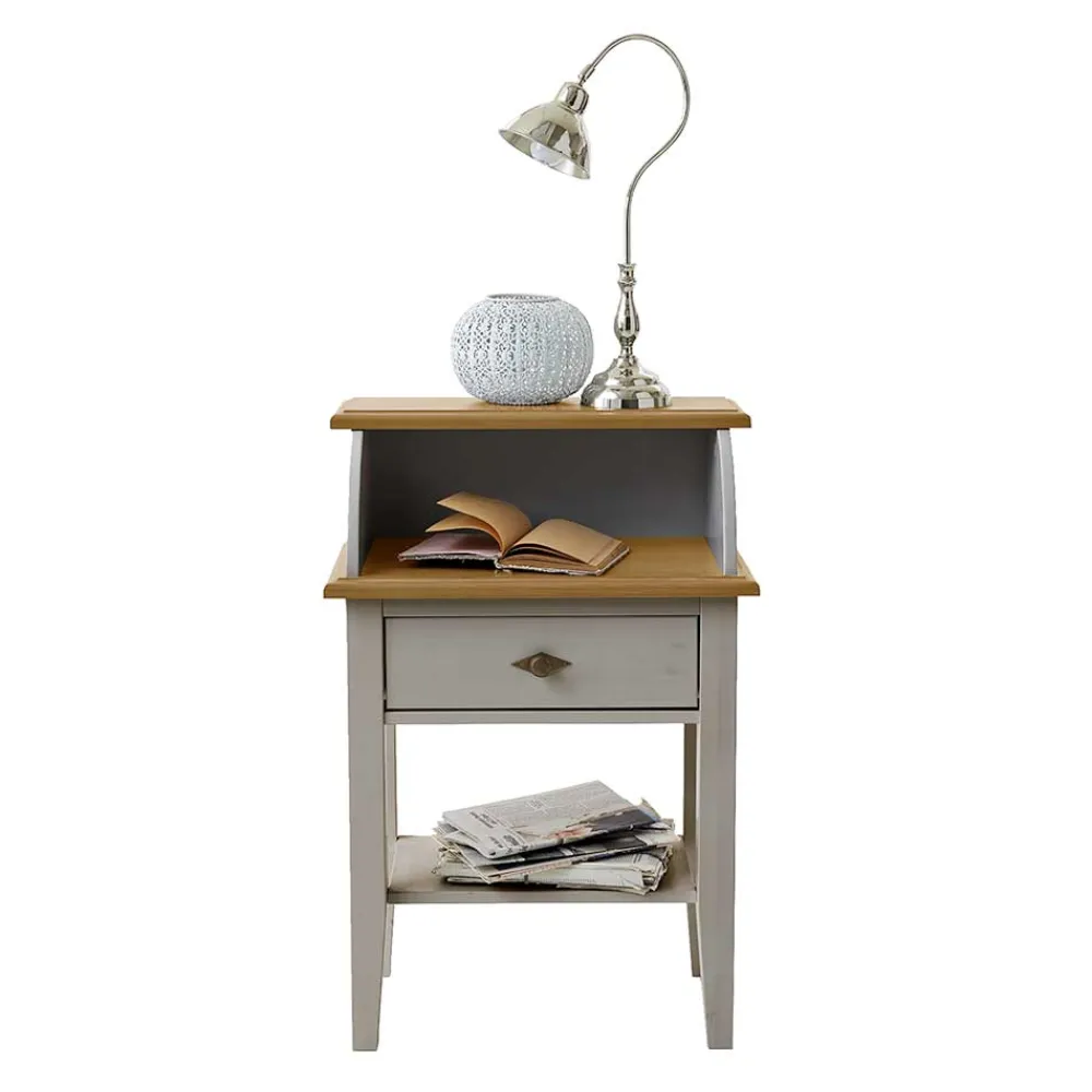 Wohnen Telefontisch Landhaus Cempino in Grau