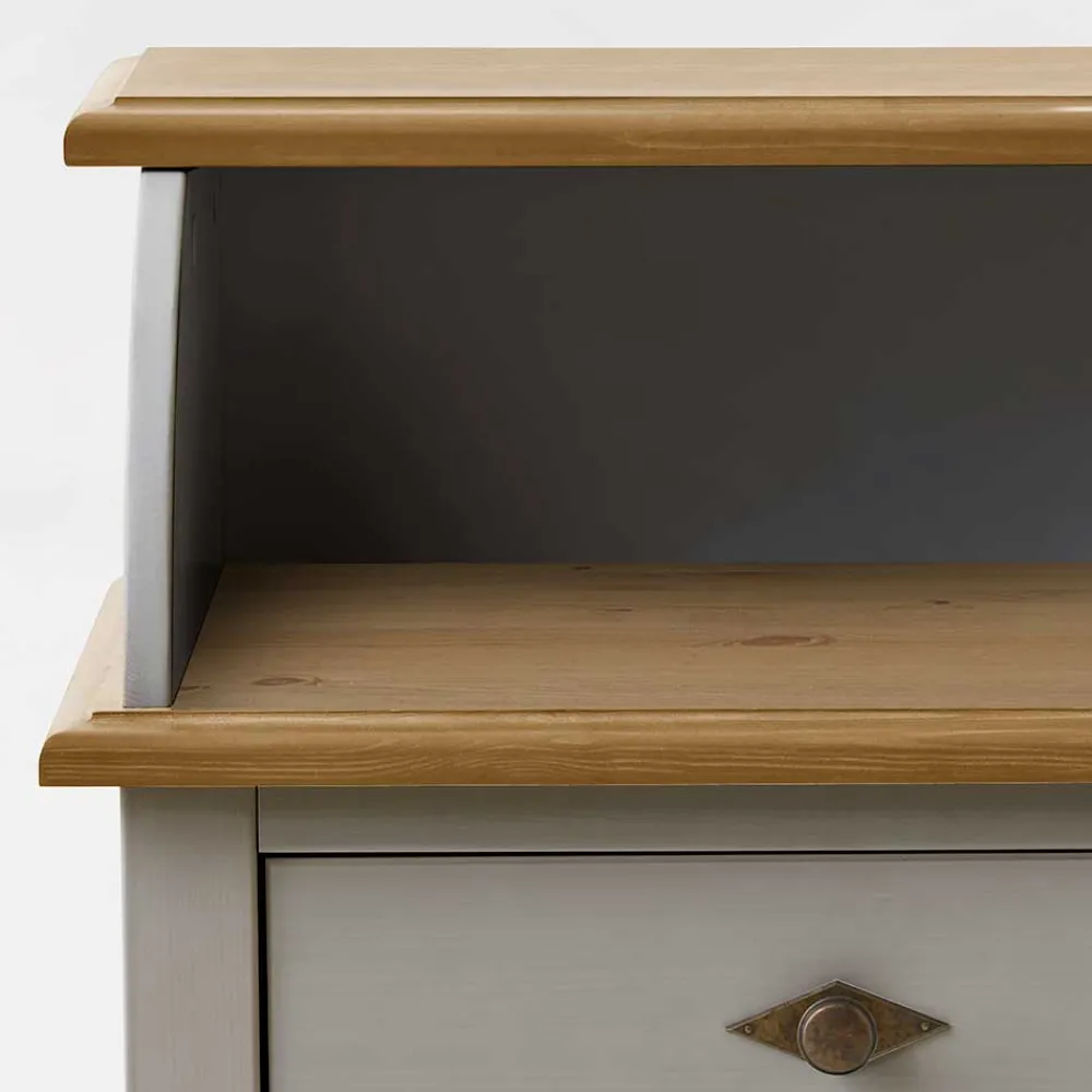 Wohnen Telefontisch Landhaus Cempino in Grau