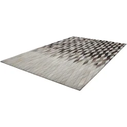 Wohnen Teppiche*Teppich aus Fell Patchwork in Rautenform - Techo