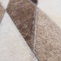 Wohnen Teppiche*Teppich aus Fell Patchwork in Rautenform - Techo