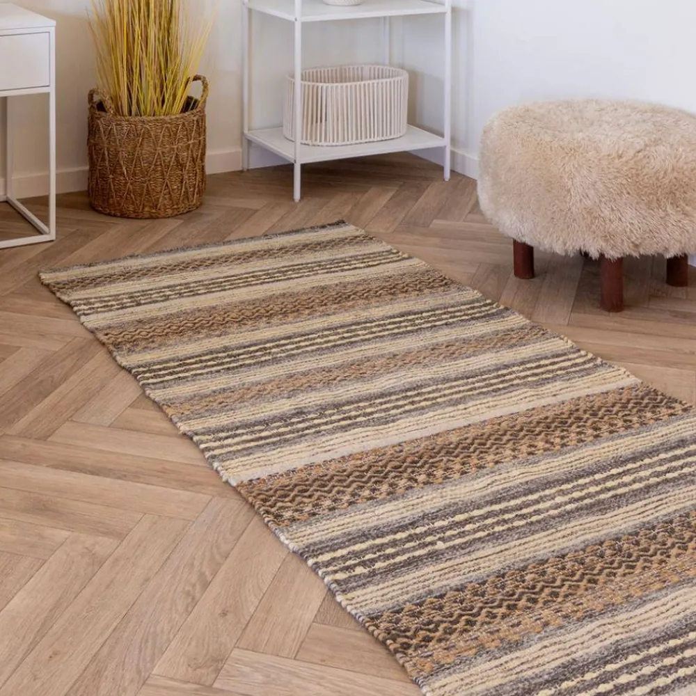 Wohnen Teppich aus Jute und Wolle - Sesedra