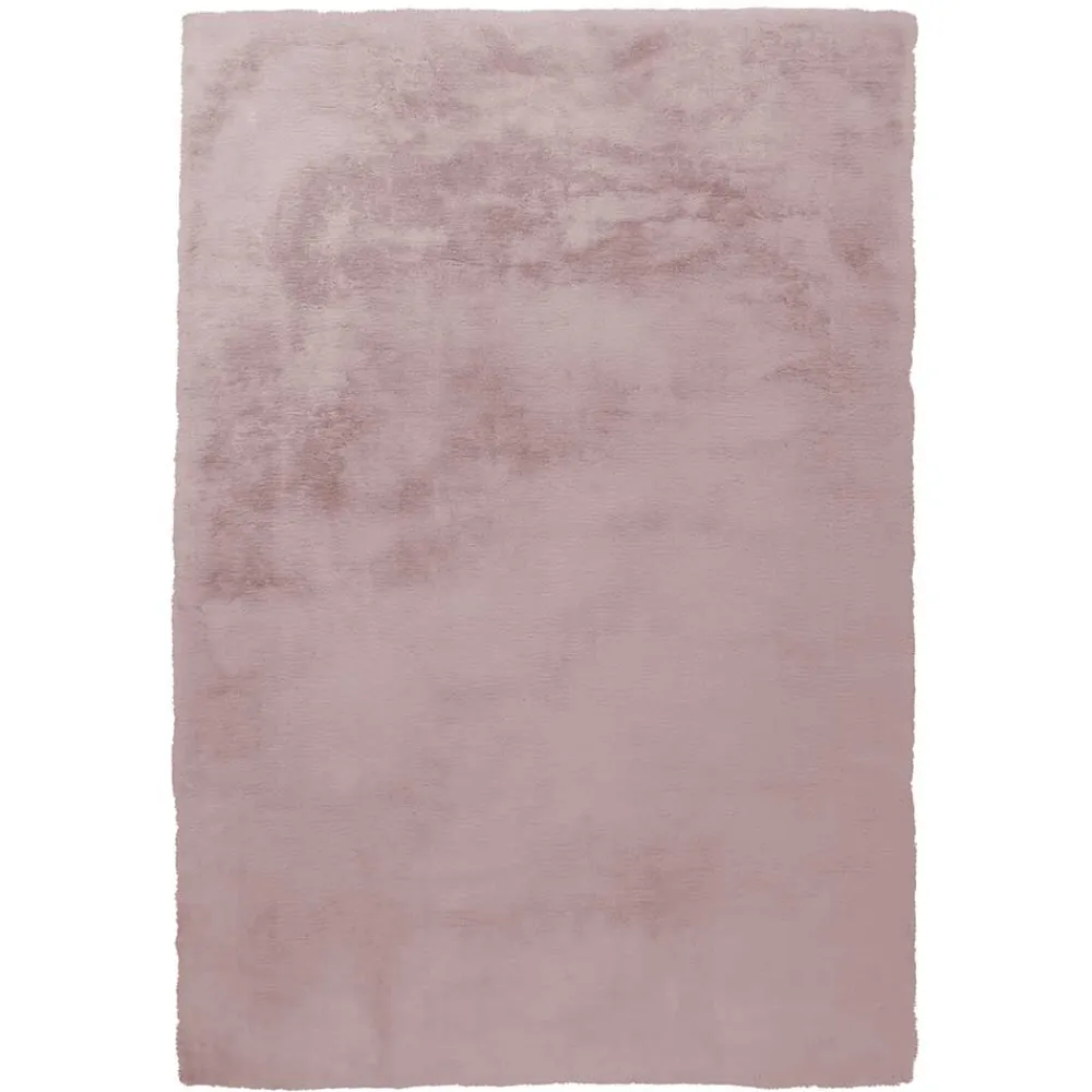 Wohnen Teppiche*Teppich aus Kunstfell in Rosa - Danah