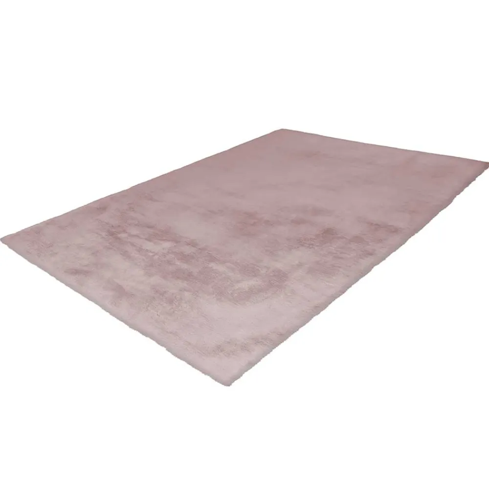Wohnen Teppiche*Teppich aus Kunstfell in Rosa - Danah