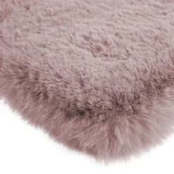 Wohnen Teppiche*Teppich aus Kunstfell in Rosa - Danah