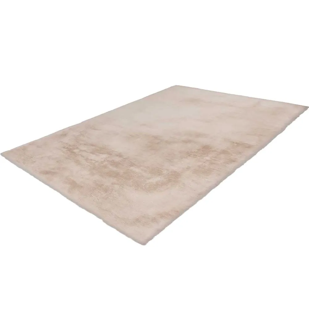 Wohnen Teppich aus weichem Kunstfell in Creme - Yukons