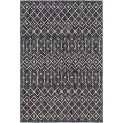 Wohnen Teppich für Balkon und Terrasse in Grau Beige - Arturo