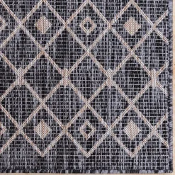 Wohnen Teppich für Balkon und Terrasse in Grau Beige - Arturo