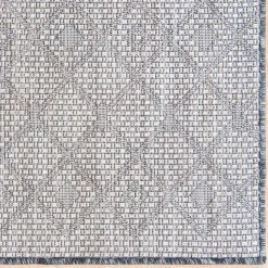 Wohnen Teppich für Balkon und Terrasse in Grau Beige - Arturo