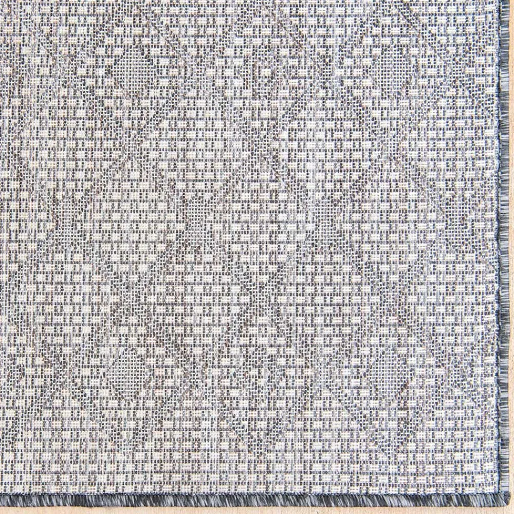 Wohnen Teppich für Balkon und Terrasse in Grau Beige - Arturo