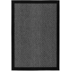 Wohnen Teppiche*Teppich für Outdoor Indoor in Schwarz & Silbergrau - Cuatro