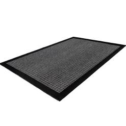 Wohnen Teppiche*Teppich für Outdoor Indoor in Schwarz & Silbergrau - Cuatro