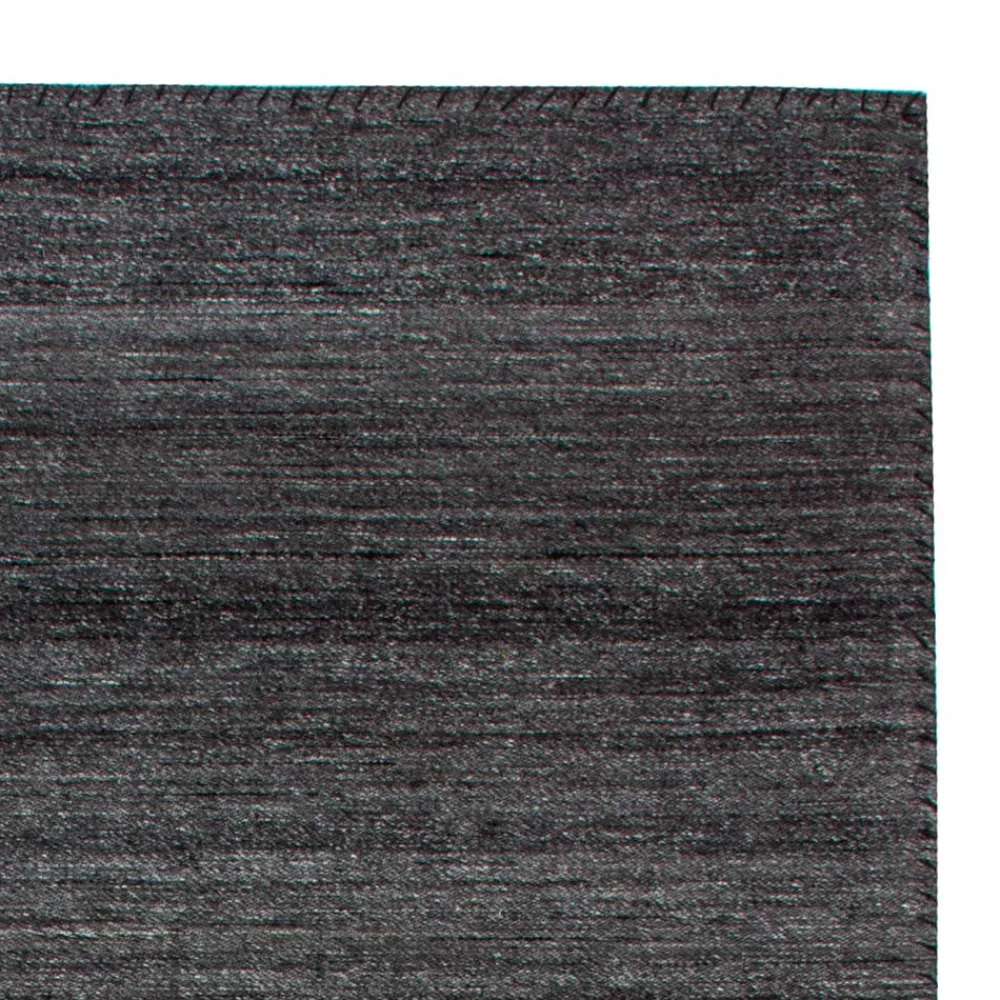 Wohnen Teppich in Anthrazit aus Wolle und Baumwolle - Standy