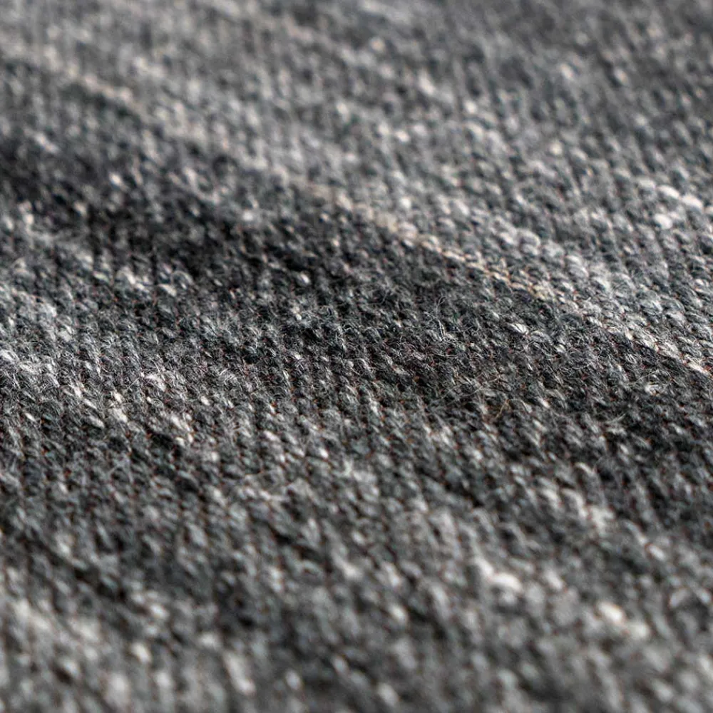 Wohnen Teppich in Anthrazit aus Wolle und Baumwolle - Standy