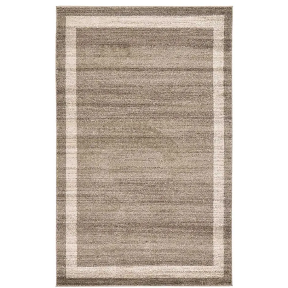 Wohnen Teppich in Beige Braun Kurzflor - Osiko