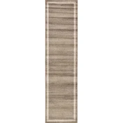 Wohnen Teppich in Beige Braun Kurzflor - Osiko