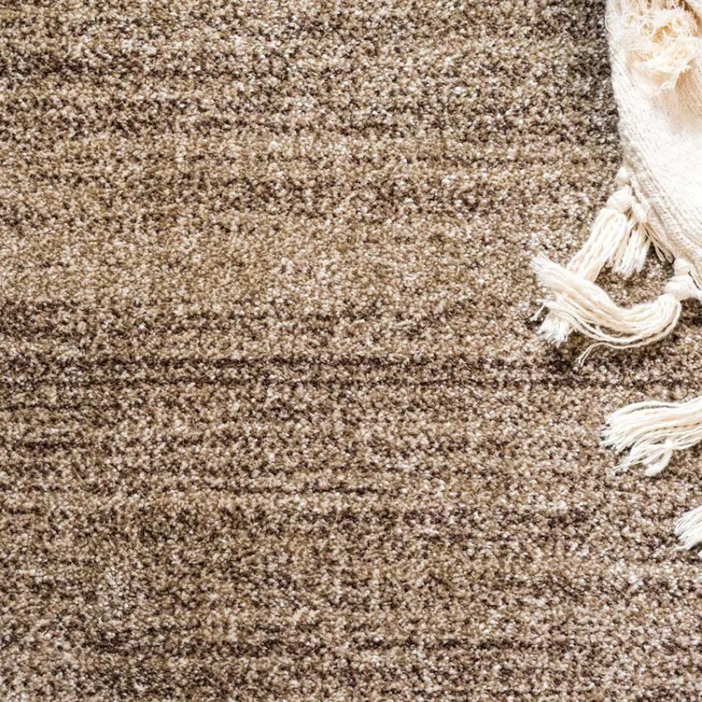 Wohnen Teppich in Beige Braun Kurzflor - Osiko