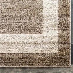 Wohnen Teppich in Beige Braun Kurzflor - Osiko