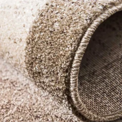 Wohnen Teppich in Beige Braun Kurzflor - Osiko