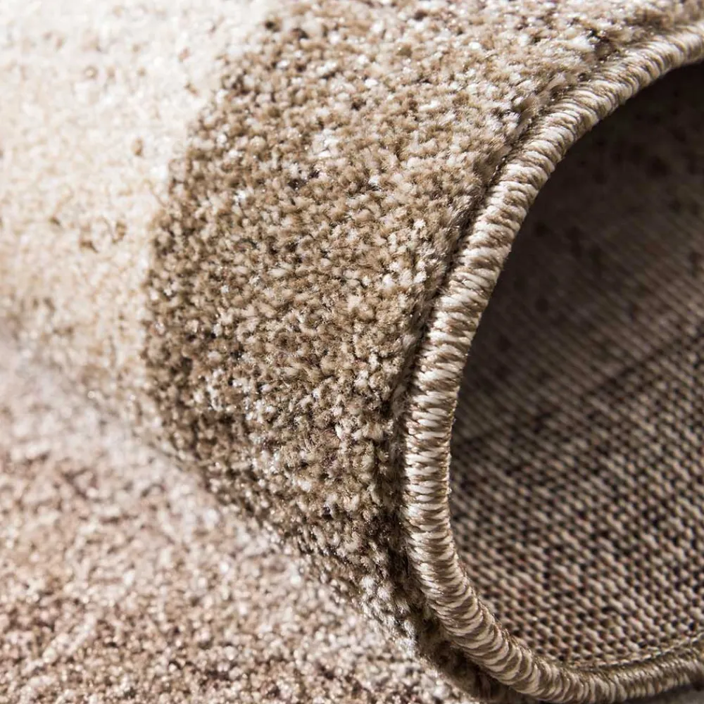 Wohnen Teppich in Beige Braun Kurzflor - Osiko