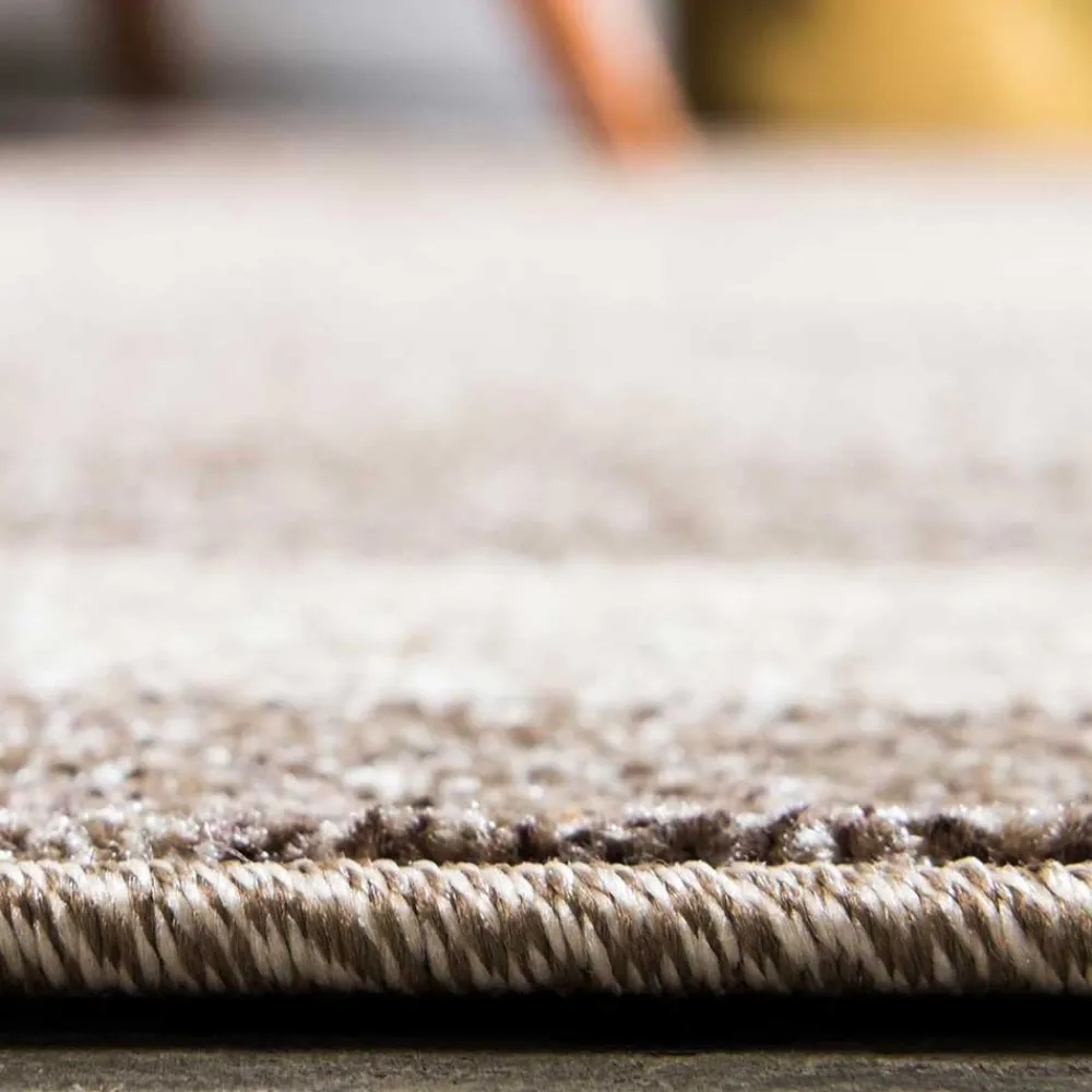 Wohnen Teppich in Beige Braun Kurzflor - Osiko