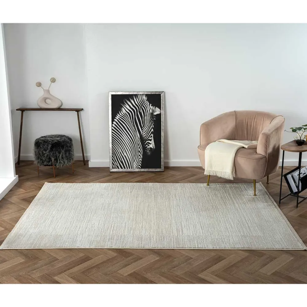 Wohnen Teppich in Creme & Beige - dezent gemustert - Rondma