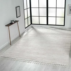 Wohnen Teppiche*Teppich in Creme mit Kurzflor - Brayan