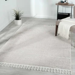 Wohnen Teppiche*Teppich in Creme mit Kurzflor - Brayan