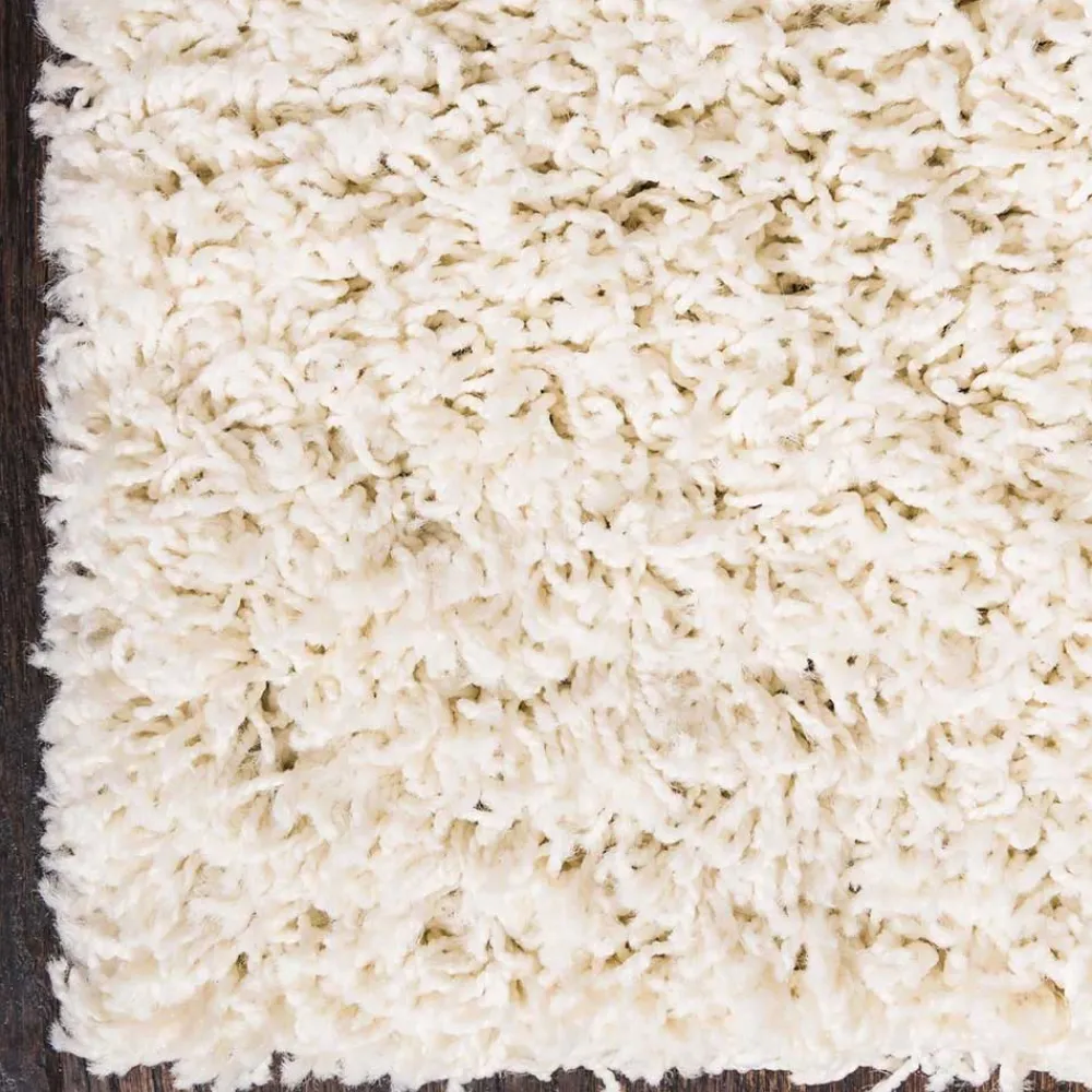 Wohnen Teppich in Cremeweiß Hochflor - Ranica