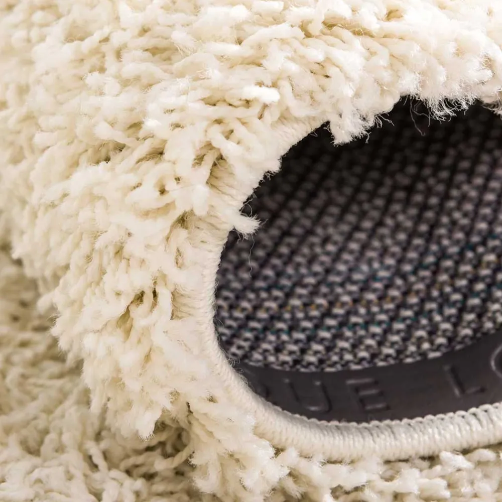 Wohnen Teppich in Cremeweiß Hochflor - Ranica