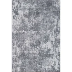 Wohnen Teppich in Hellgrau und Blaugrau - Salamanca