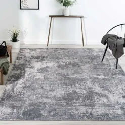 Wohnen Teppich in Hellgrau und Blaugrau - Salamanca