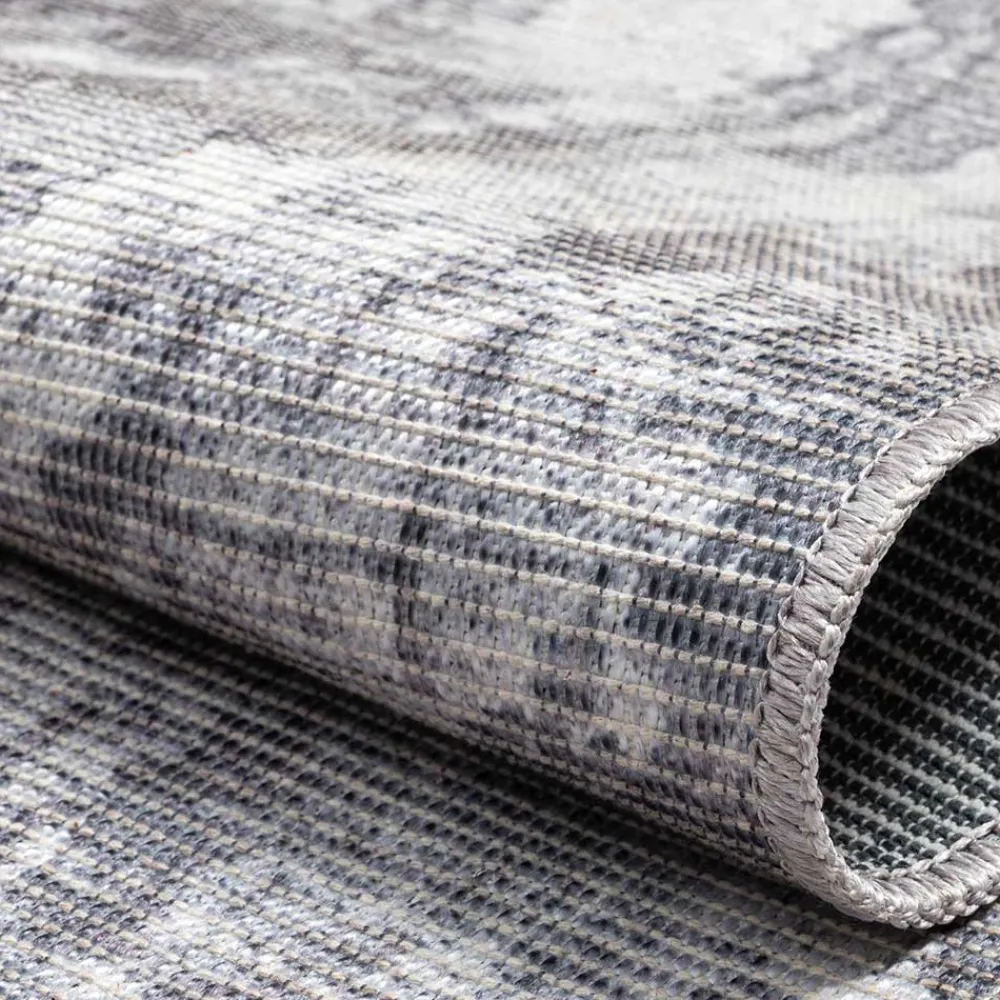 Wohnen Teppich in Hellgrau und Blaugrau - Salamanca