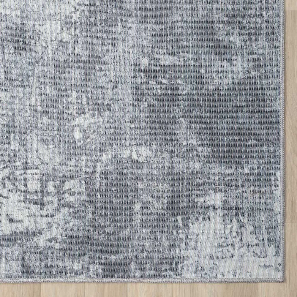 Wohnen Teppich in Hellgrau und Blaugrau - Salamanca