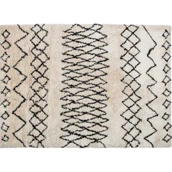 Wohnen Teppiche*Teppich in Offwhite und Schwarz - Pless