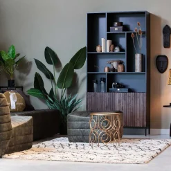 Wohnen Teppiche*Teppich in Offwhite und Schwarz - Pless